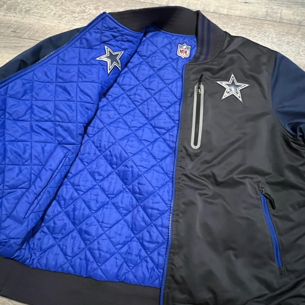 Nike Dallas Cowboys Sideline Destroyer Reversible Performance Jacket Size XL - Picture 6 of 13